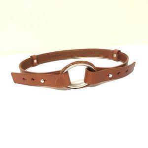 Lands End leather belt